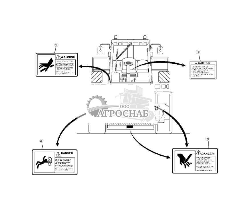 Таблички, передние (для Северной Америки, Австралии) 